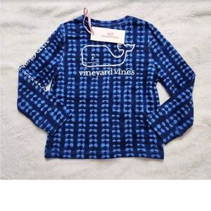 Vineyard Vines girls long sleeved T-shirt NWT size Large blue